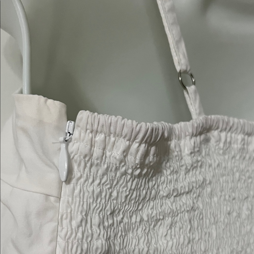 Banana Republic White Tiered dress - Picture 4 of 8